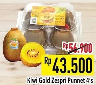 Promo Harga Kiwi Gold Zespri, Punet 4 pcs - Hypermart