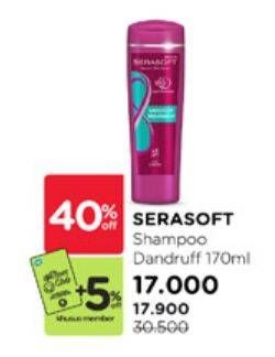 Promo Harga Serasoft Shampoo Anti Dandruff 170 ml - Watsons