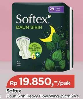 Promo Harga Softex Daun Sirih 29cm 24 pcs - TIP TOP