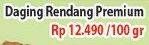 Promo Harga Daging Rendang Sapi Premium per 100 gr - Hypermart