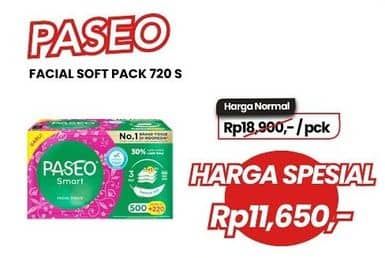 Promo Harga Paseo Facial Tissue 720 sheet - Carrefour