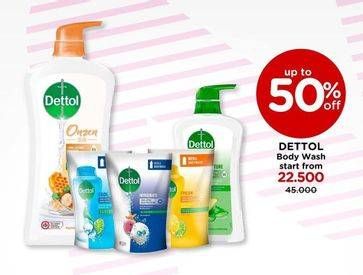 Promo Harga DETTOL Body Wash  - Watsons