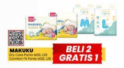 Promo Harga Makuku Dry & Care Celana/Makuku Comfort Fit Diapers Pants   - Yogya