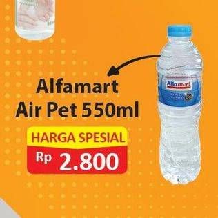 Promo Harga ALFAMART Air Mineral 550 ml - Alfamart