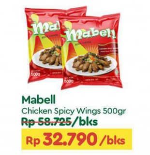 Promo Harga Mabell Spicy Wing 500 gr - TIP TOP