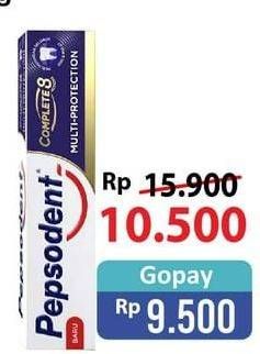 Promo Harga PEPSODENT Pasta Gigi Complete 8 Actions 150 gr - Alfamart