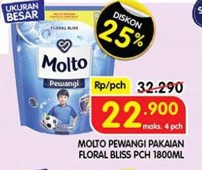 Promo Harga Molto Pewangi Floral Bliss 1800 ml - Superindo