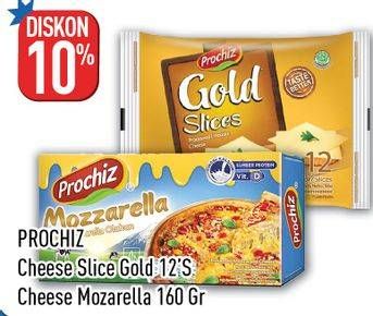 Promo Harga Prochiz Cheese Slice Gold/Mozarella  - Hypermart