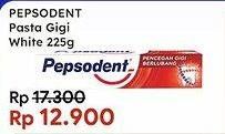 Promo Harga PEPSODENT Pasta Gigi Pencegah Gigi Berlubang White 225 gr - Indomaret