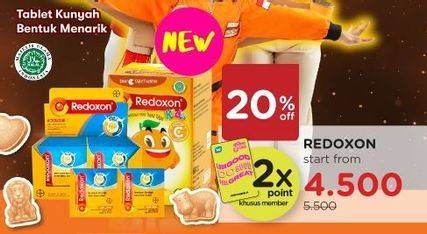 Promo Harga REDOXON Fortimun Suplemen Makanan 10 pcs - Watsons