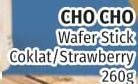 Promo Harga CHO CHO Wafer Roll Chocolate, Strawberry 260 gr - Lotte Grosir
