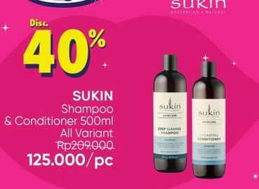 Promo Harga Sukin Shampoo/Conditioner  - Guardian