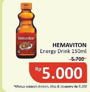 Promo Harga Hemaviton Energi Drink 150 ml - Alfamidi