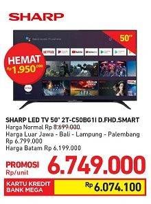 Promo Harga SHARP 2T-C50BG1i | LED TV 50"  - Carrefour