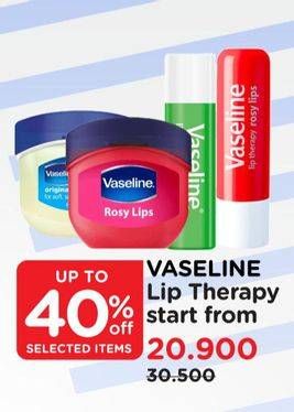 Promo Harga VASELINE Lip Therapy 4 gr - Watsons