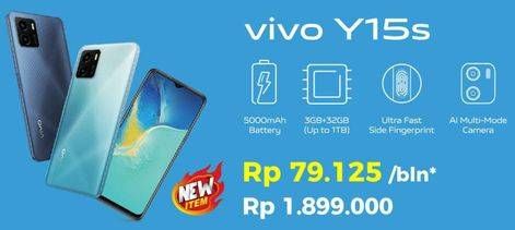 Promo Harga VIVO Y15s 3 GB + 32 GB  - Erafone