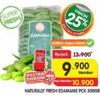 Promo Harga NATURALLY Fresh Edamame 500 gr - Superindo