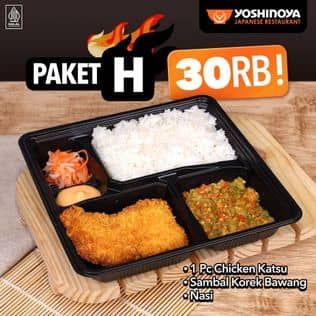 Promo Harga Paket H  - Yoshinoya