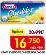 Promo Harga KRAFT Cheese Cheddar 165 gr - Superindo