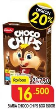 Promo Harga Simba Cereal Choco Chips 170 gr - Superindo