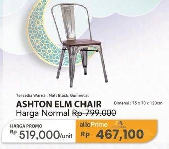 Promo Harga Ashton Elm Chair  - Carrefour