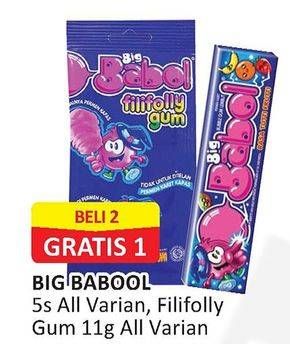 Promo Harga Candy Gum All Variant 5s / Filifolly Gum All Variant 11g  - Alfamart