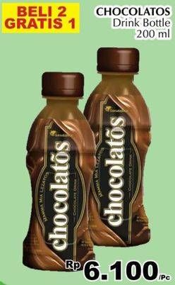 Promo Harga CHOCOLATOS Chocolate Ready To Drink 200 ml - Giant