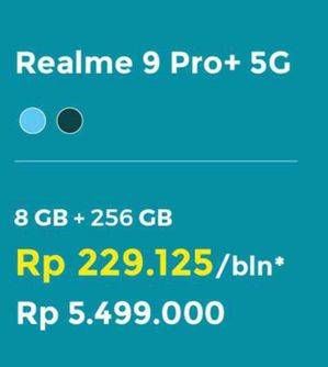 Promo Harga REALME 9 Pro+ 5G 8 GB + 256 GB  - Erafone