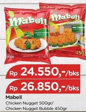 Promo Harga Mabell Nugget Ayam 500 gr - TIP TOP