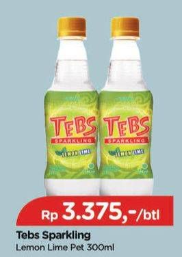 Promo Harga TEBS Sparkling Lemon Lime 300 ml - TIP TOP