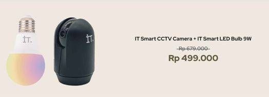 Promo Harga IT. Smart CCTV Camera + IT. Smart LED Bulb   - iBox