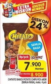 Promo Harga CHITATO Snack Potato Chips All Variants 68 gr - Superindo