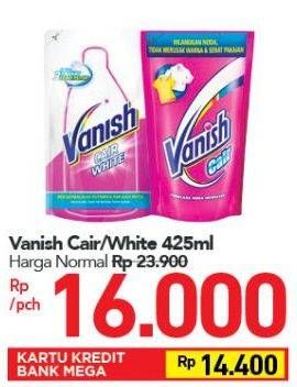 Promo Harga VANISH Penghilang Noda Cair Putih, Pink 425 ml - Carrefour