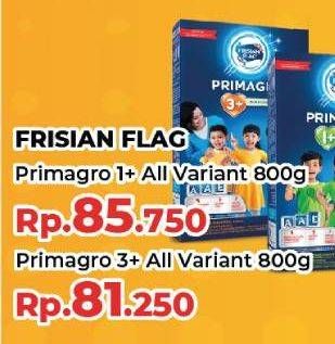 Promo Harga Frisian Flag Primagro 3+ All Variants 800 gr - Yogya