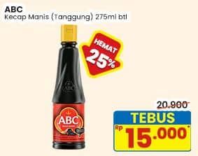 Promo Harga ABC Kecap Manis 275 ml - Indomaret