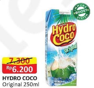 Promo Harga HYDRO COCO Minuman Kelapa Original Original 250 ml - Alfamart