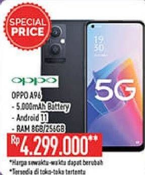 Promo Harga OPPO A96 8 GB + 256 GB  - Hypermart