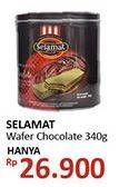 Promo Harga SELAMAT Wafer Chocolate 340 gr - Alfamidi
