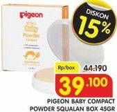 Promo Harga PIGEON Baby Powder Compact 45 gr - Superindo