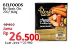 Promo Harga Belfoods Royal Sausages Cheese Chicken 200 gr - Alfamidi