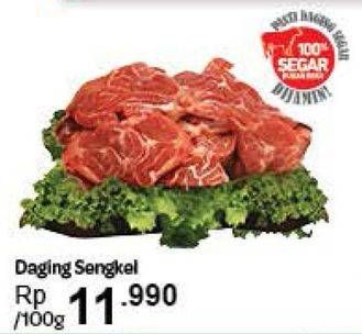 Promo Harga Daging Sengkel (Shankle) per 100 gr - Carrefour