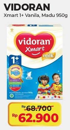 Promo Harga VIDORAN Xmart 1+ Madu, Vanilla 950 gr - Alfamart