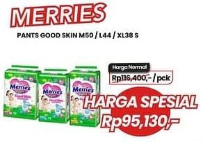 Promo Harga Merries Pants Good Skin M50, L44, XL38 38 pcs - Carrefour