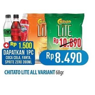 Promo Harga Chitato Lite Snack Potato Chips All Variants 68 gr - Hypermart