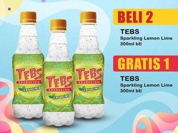Promo Harga TEBS Sparkling Lemon Lime 300 ml - Indomaret