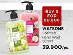 Promo Harga WATSONS Cream Hand Soap 500 ml - Watsons
