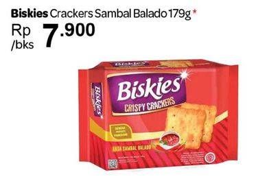 Promo Harga MUNCHYS Biskies Crispy Crackers Sambal Balado 179 gr - Carrefour