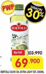 Promo Harga BERTOLLI Olive Oil Extra Light 500 ml - Superindo
