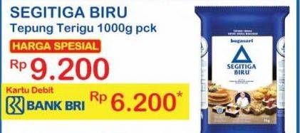 Promo Harga Bogasari Tepung Terigu Segitiga Biru 1 kg - Indomaret