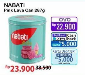 Promo Harga Nabati Bites Pink Lava 287 gr - Alfamart